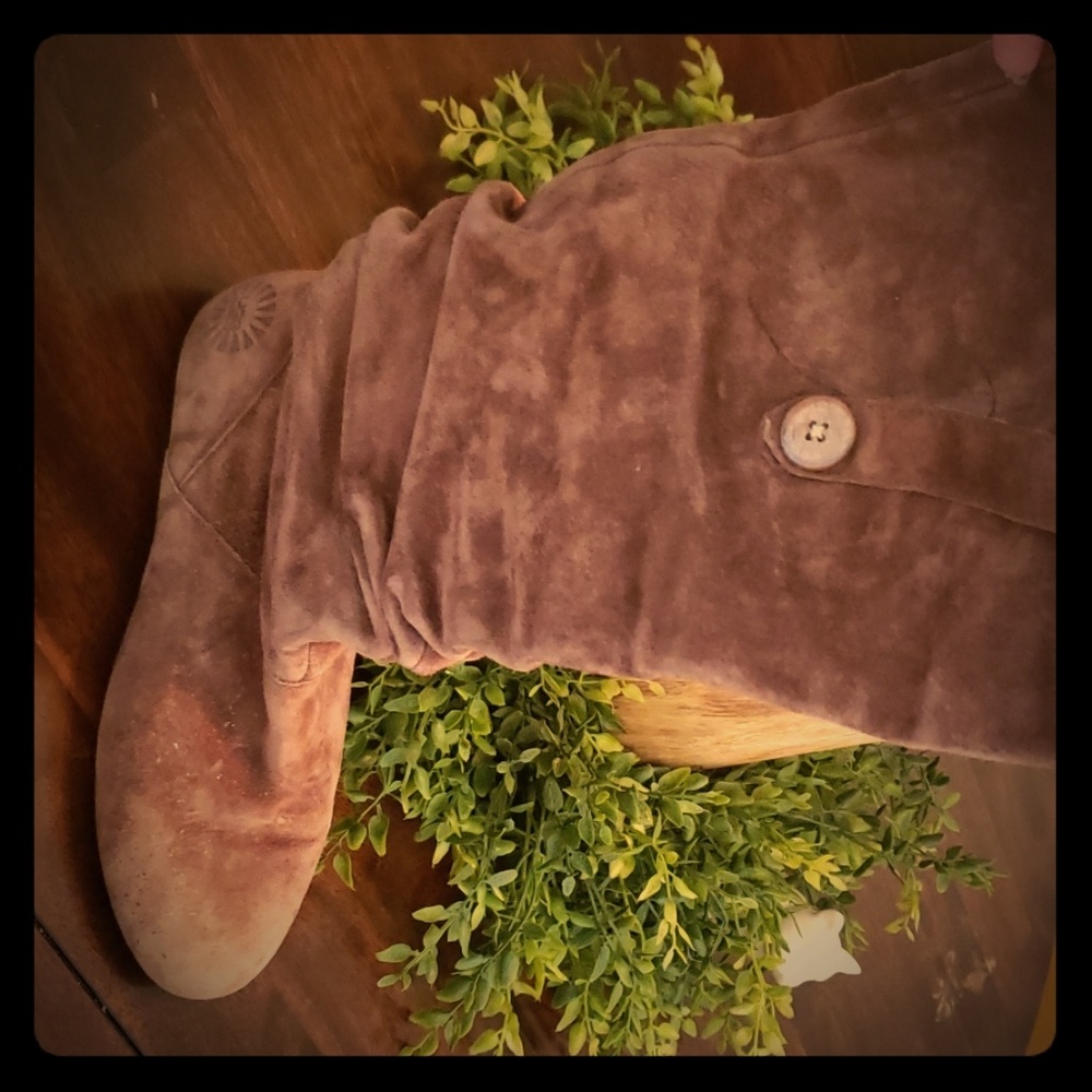 Brown suede UGG boots